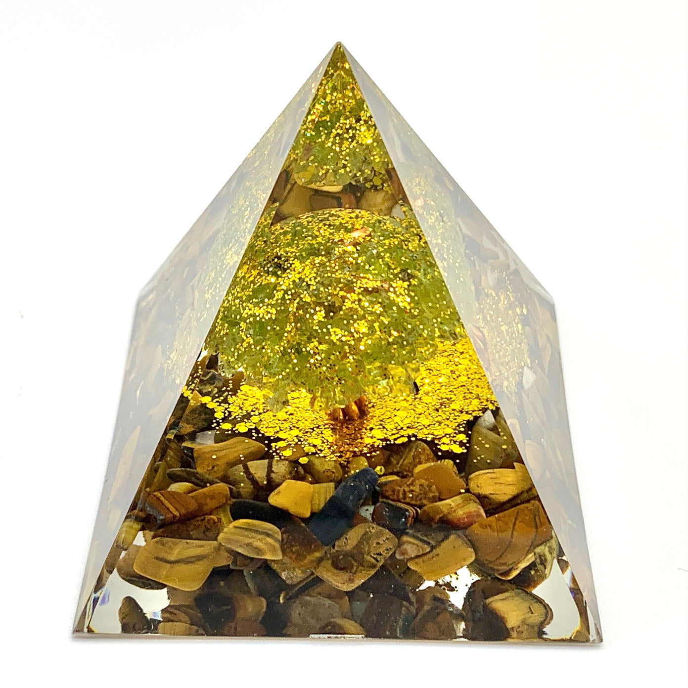 Tree of Life Orgonite Pyramid