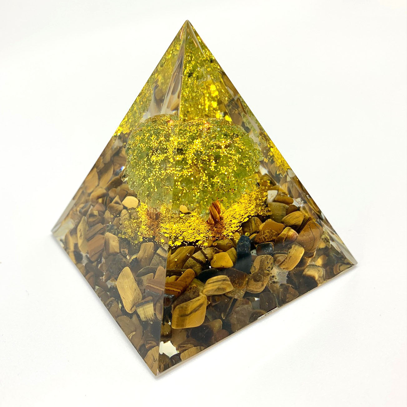 Tree of Life Orgonite Pyramid