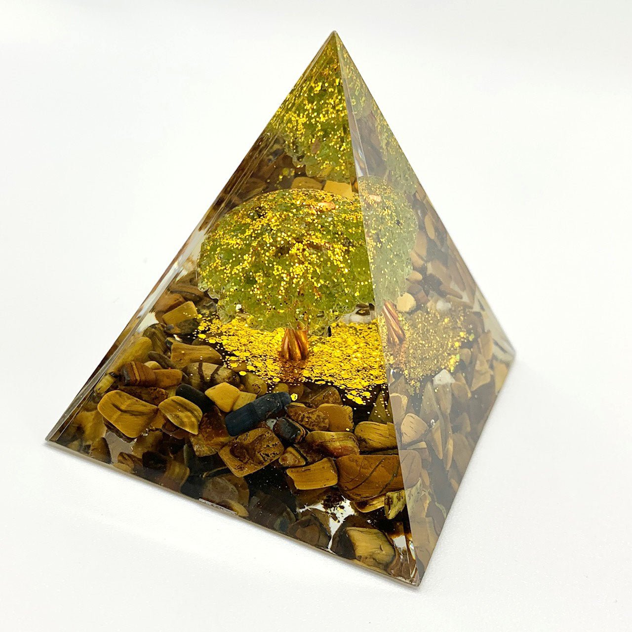 Tree of Life Orgonite Pyramid