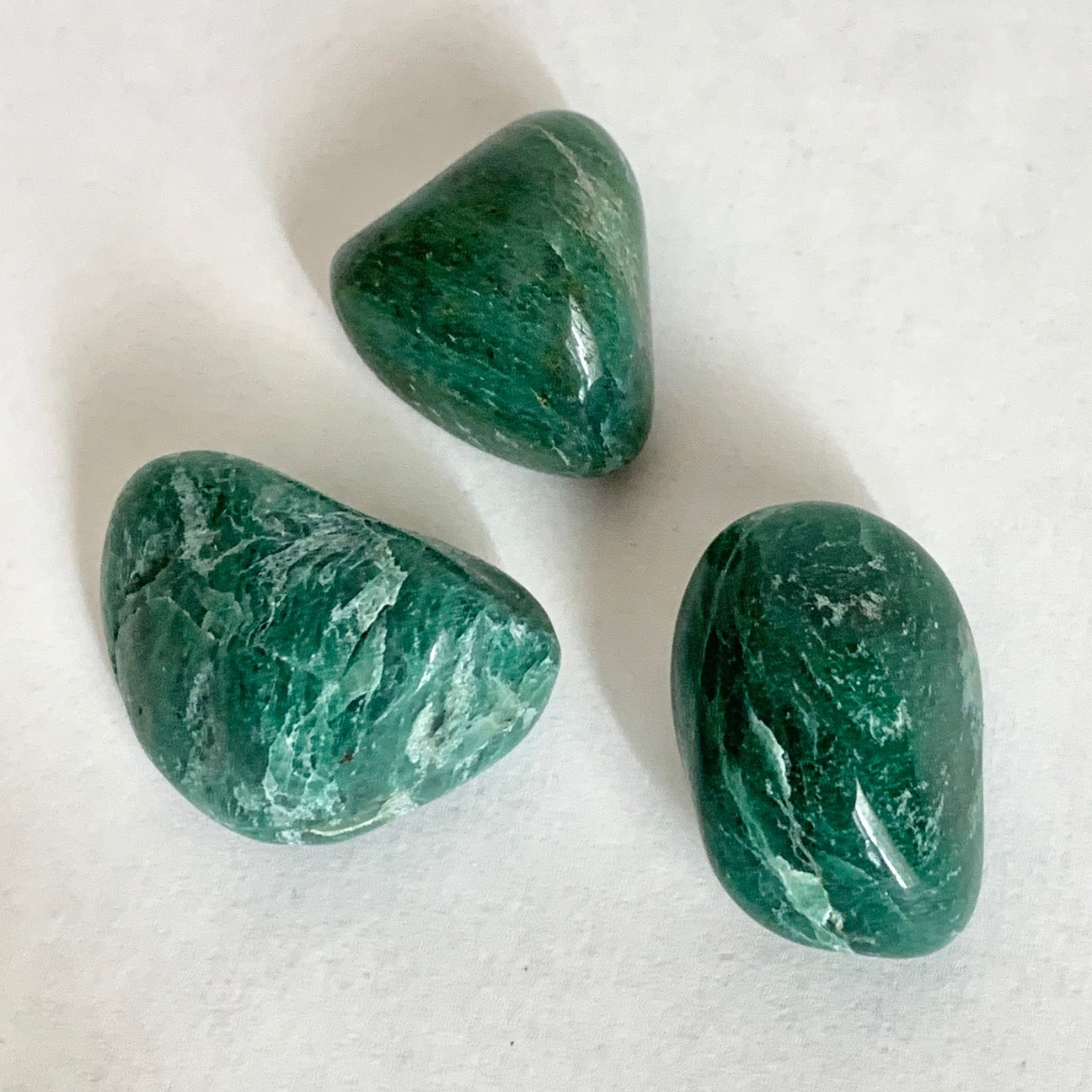 Green Jade Stone Set, Tumbled