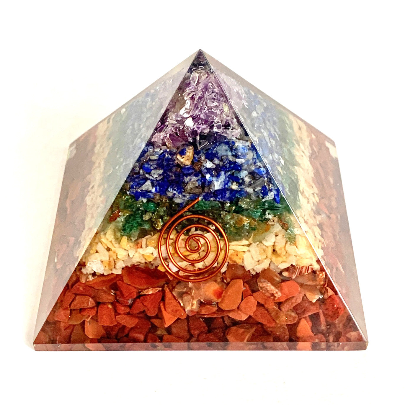 Chakra Orgonite Pyramid