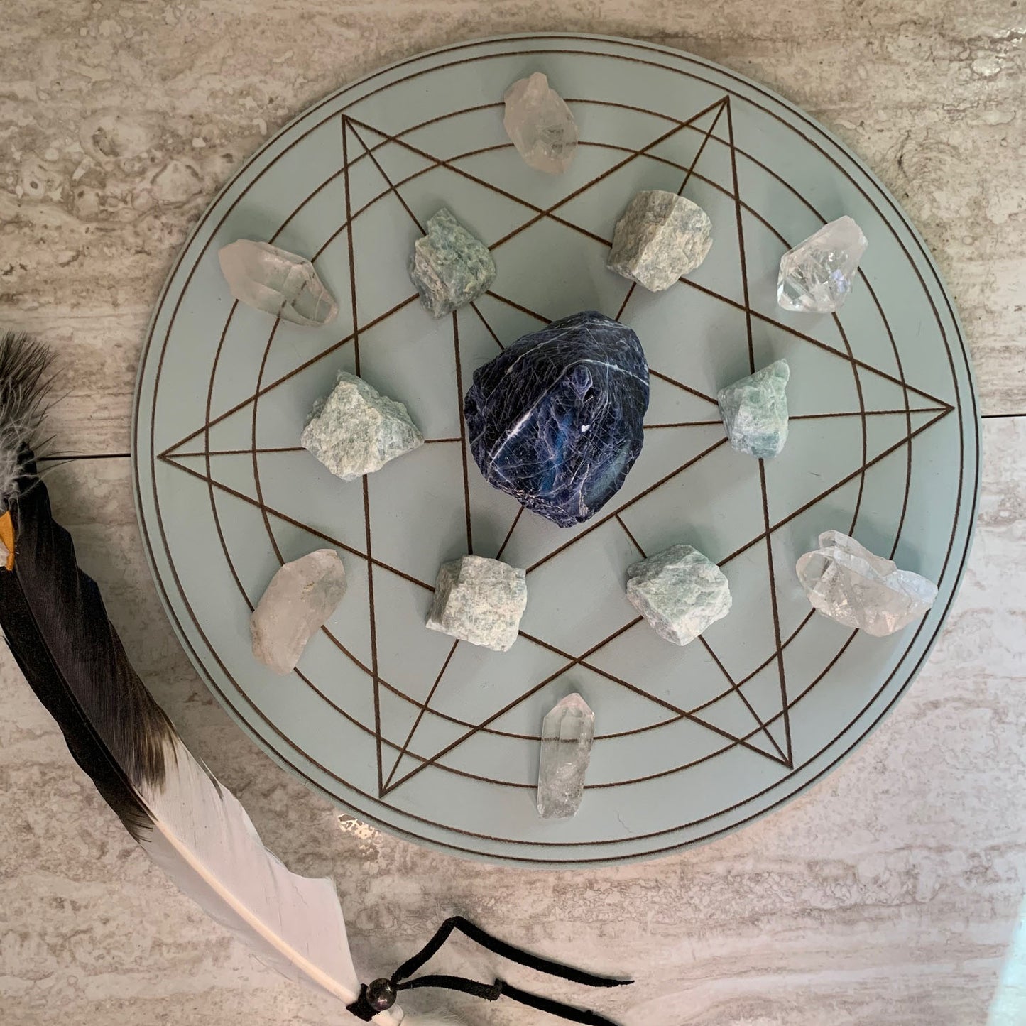 Merkaba Crystal Grid - Made to Order