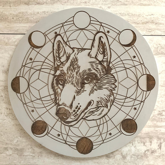 Wolf Crystal Grid - Made to Order