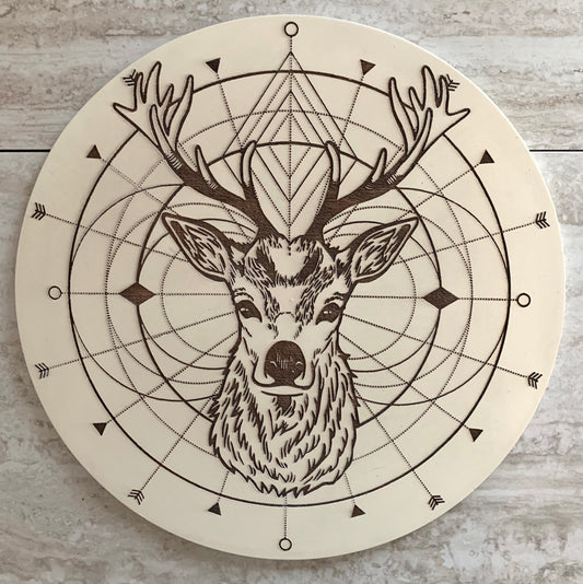 Stag Crystal Grid - Made to Order