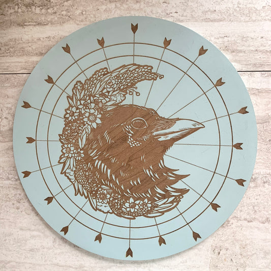Crow Crystal Grid - Made to Order